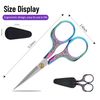Small sharp scissors-Glexal 5 Inch Precision Scissors-2 pack,razor Sharp Blade Shears for craft embroidery sewing school office cutting…