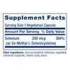 Life Extension Se-Methyl L-Selenocysteine, Advanced Form of Selenium, antioxidant Defense, Cellular Health, Healthy Aging, Vegetarian, Gluten-Free, Non-GMO, 90 Capsules