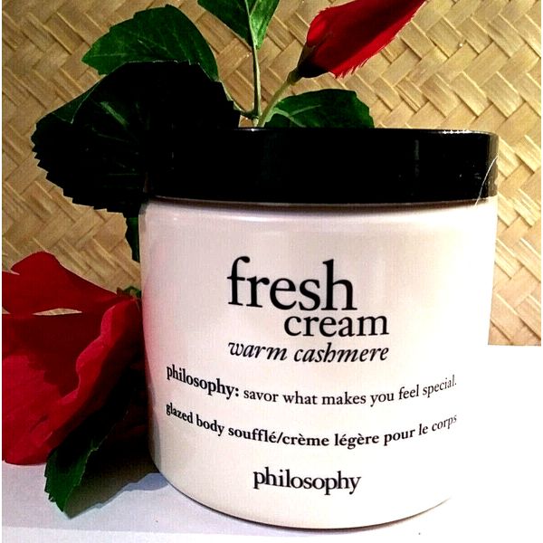 Philosophy FRESH CREAM WARM CASHMERE Body Souffle Cream Jumbo 16 oz. Sealed