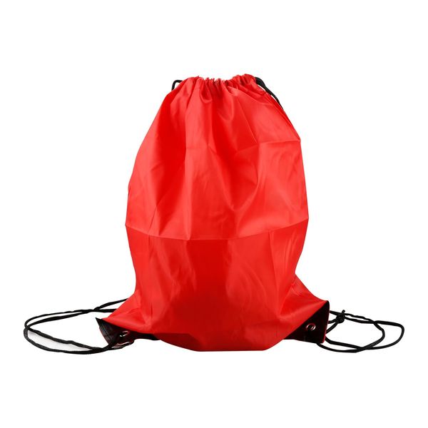 Rumyve Waterproof Drawstring Bag,Drawstring Fitness Bag,Sports Bag Swimming Sports Children Adult Backpack Drawstring Bag Zipper Pocket Travel Bag(Red)