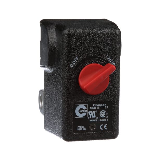 Condor 034-0246 Air Compressor Pressure Switch 105-135 PSI Black Push Button Wall Mount Auto/Off