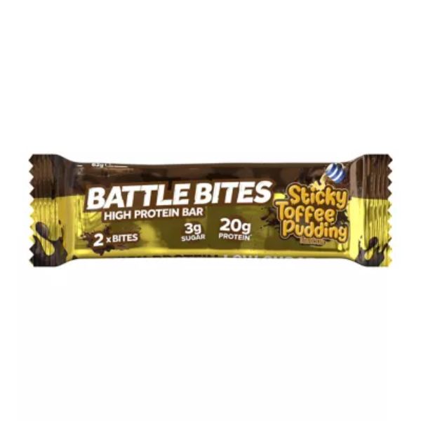 Battle Bites Sticky Toffee Pudding Protein Bar 62g