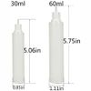 XIAONAN 20 Pcs 60ml LDPE Plastics Dropper Bottle Refillable Empty Plastic Squeezable Eye Liquid Bottle (Bottles + Caps + Tips+4 Funnel +label)