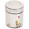 Egan Small Small Enamel Ceramic Storage Jar Ivory LC02T/2ZU