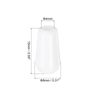 sourcing map 2Pcs LP Guitar 3 Way Pickup Switch Tip Thread M4 Plastic Toggle Switch Knobs Cap for LP Electric Guitar, White