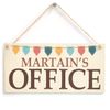Personalised Office Sign - Custom Home Office Plaque