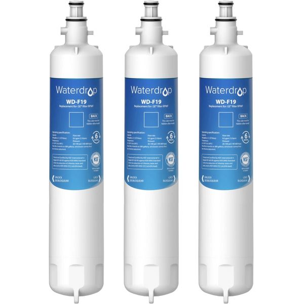 Waterdrop  Refrigerator Water Filter Replacement for GE® RPWF(NOT RPWFE),3 Pack