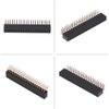 3pcs 2.54mm 2x20 Pin Female Pin Headers Connector PCB Board Dual Row Right Angle Header Socket for Prototype Shield