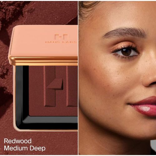 HAUS LABS BY LADY GAGA Power Sculpt Velvet Powder Bronzer - Redwood Medium Deep