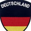 German Shield Flag Embroidered Iron-On / Sewn On Patch
