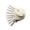 TPM Go 9pcs Folding Comb Lock Pick Set Rake Picking Door Lock Tool Locksmith Tools