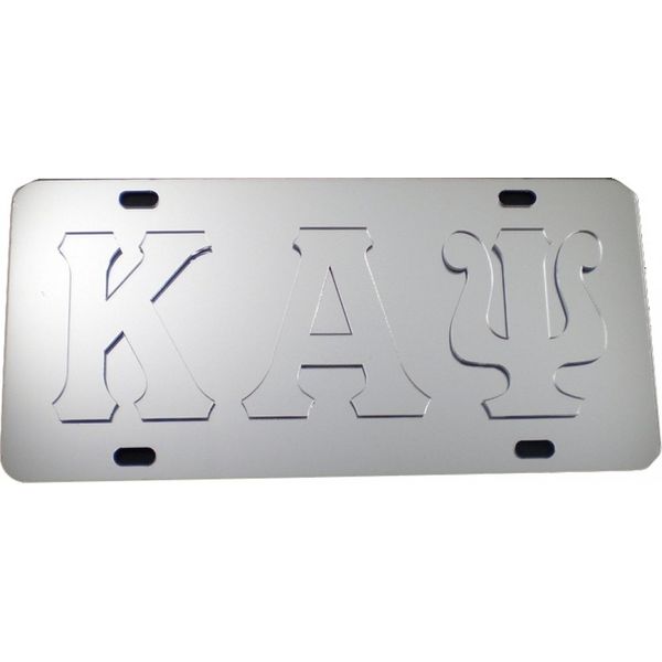 Kappa Alpha Psi Raised All Mirror License Plate...