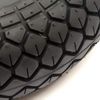 Solid PU Tyre 4.00-5 Black Puncture Proof Fits Mobility Scooter Diamond Tread 5 Inch Rim