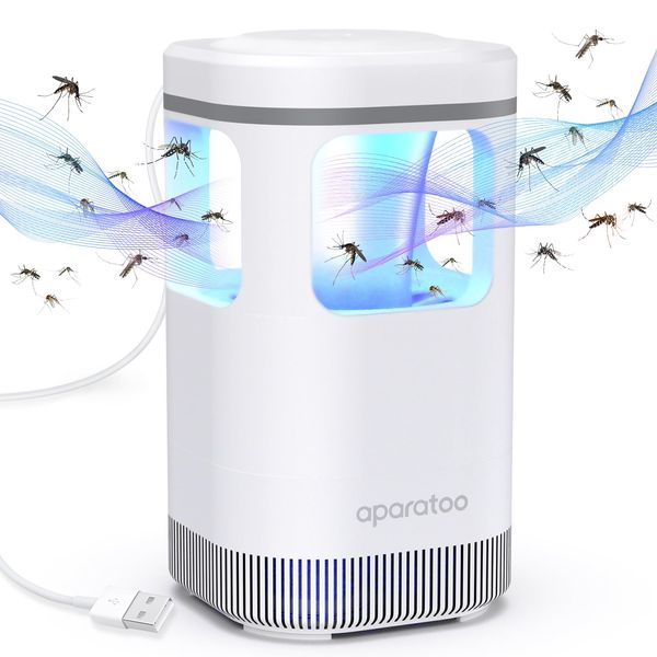 Insektenvernichter Elektrisch, UV Mückenlampe Fliegenfalle Innenbereich Mückenfalle Mückenschutz, USB Mosquito Repellent Tragbare Fliegenfallen für Schlafzimmer, Wohnzimmer Büro, Küche und Camping