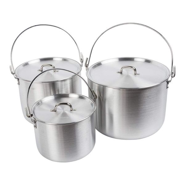 AceCamp Tribal Pot Aluminum Cooking Pot with Folding Handle (4 Liter)