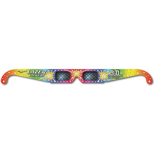 Rainbow Symphony 3D Fireworks Glasses - Original Laser Viewers, Package of 50