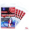 5pks Fish WOW!® 12" Crawler Harness rig Walleye Spinner spoon blade 2-hook #4