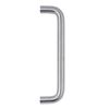 Bolt Through Pull Handle D Shape Satin Stainless Steel 19mm x 225mm