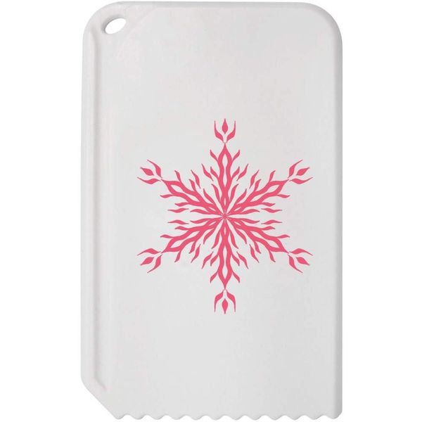 'Fire And Ice Snowflake' Plastic Ice Scraper (IC00040237)