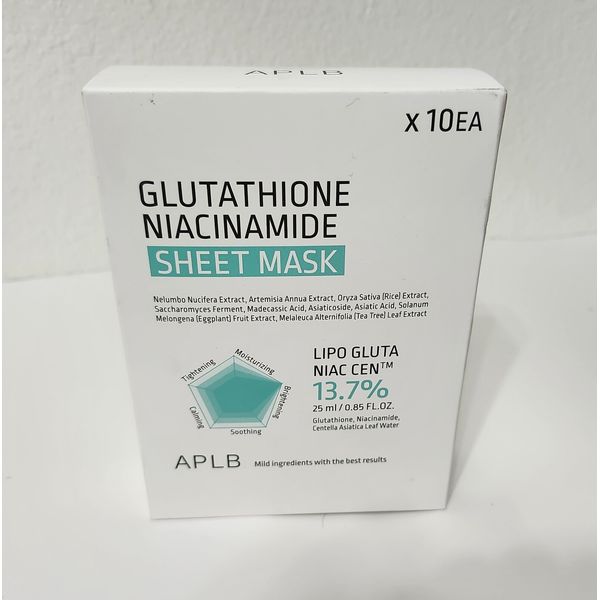 APLB Glutathione Niacinamide Sheet Mask 25ml *10ea