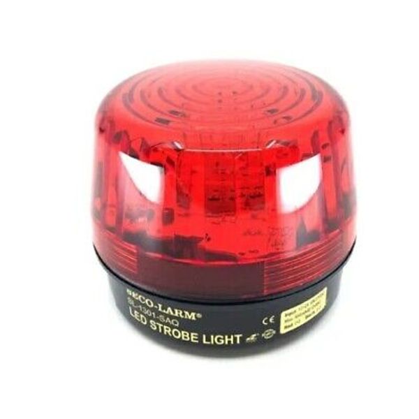 Seco-Larm Enforcer LED Strobe Light w/ Programmable Siren, Red (SL-1301-SAQ/R)