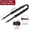 XOOBIU 4-Pack 2 Point Sling with Metal Hook Adjustable Length 1.25” Sling