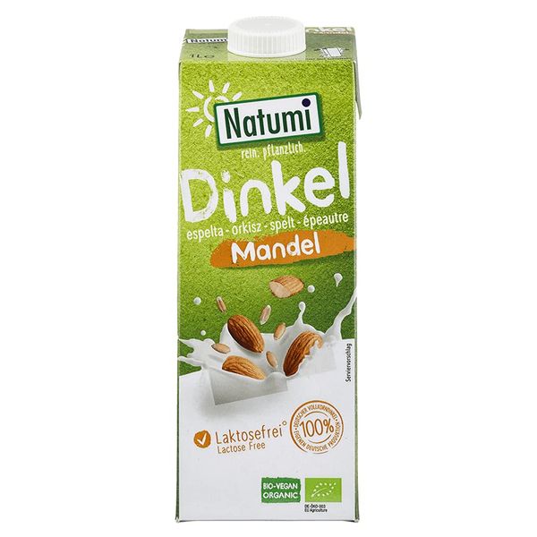 Natumi Organic Spelt Almond Drink Pack of 24 (24 x 1 L)