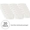 Weddingstar PM 2.5 Disposable Mask Filters 5-Layer Carbon Technology - 20 Pack