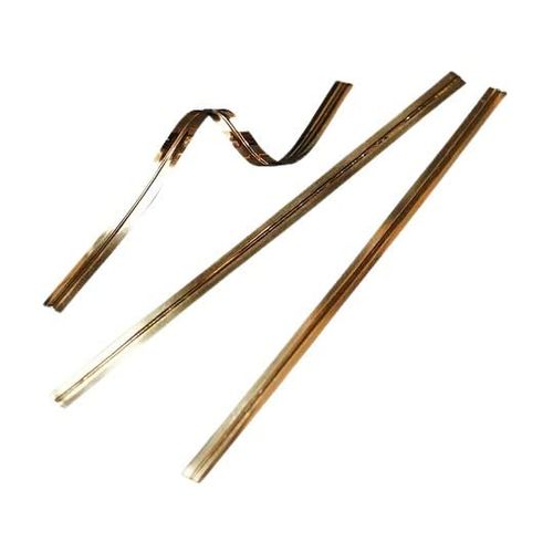 ME-T01 4432500 Metallic Ties for Heat Resistant Cooking Films, Gold, Pack of 100