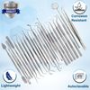 GERMAN 24x Dental Tools Set Dentist Teeth Clean Plaque&tarter Remove Probe Picks