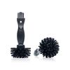 SAUBA Siba Portafilter Brush Black | Barista Brush | Barista Accessories for Cleaning Powder Residues | Perfect Fit for Portafilter of E61 Machines