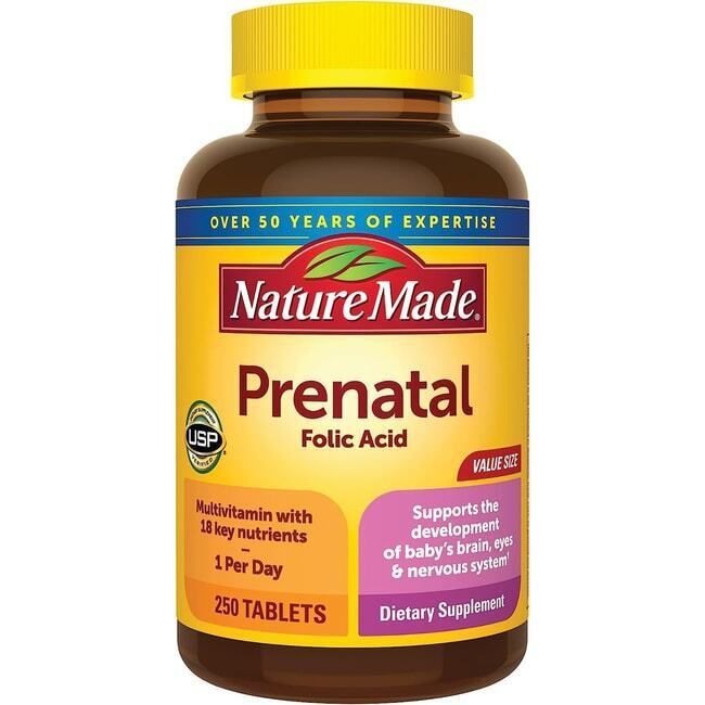 Nature Made Prenatal Folic Acid 250 Tabs