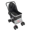VEVOR Pet Stroller Foldable 4 Wheels Travel Dog Stroller Reversible Handle