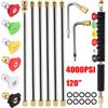 High Pressure Washer Extension Wand Replace Lance Gutter Cleaner Nozzle 4000PSI