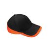 Beechfield B171 Teamwear Competition Cap - Black/Bright Royal