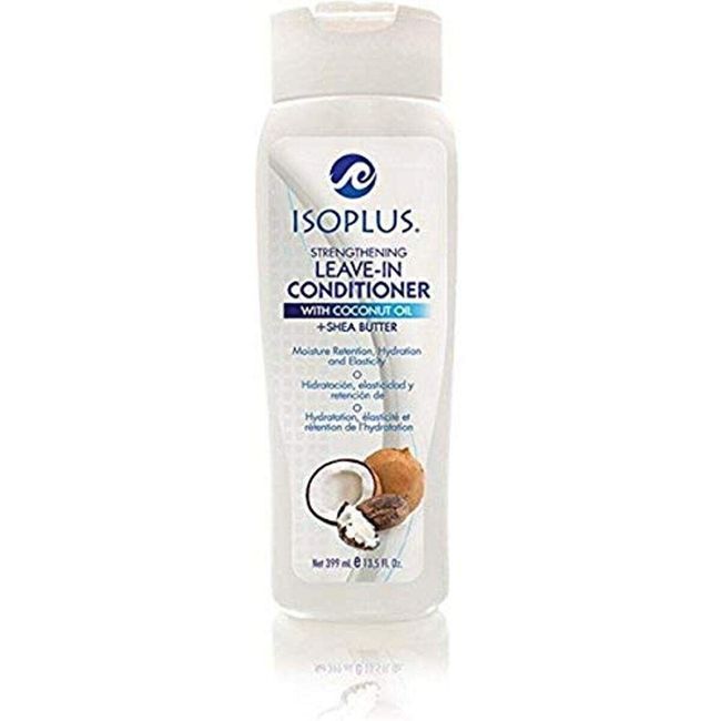 ISOPLUS STRENGTHENING LEAVE IN CONDITIONER W/ COCONUT OIL + SHEA BUTTER 13.5 oz