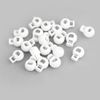 Sourcingmap Plastic Rope Cord Locks Ends Stoppers 5.5mm Dia 20pcs Clear White