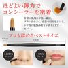 Beakers MC Collection MEIKO Concealer Brush, Makeup Brush, Concealer, Professional Specifications, Flat Brush, Made in Japan, Beakers
