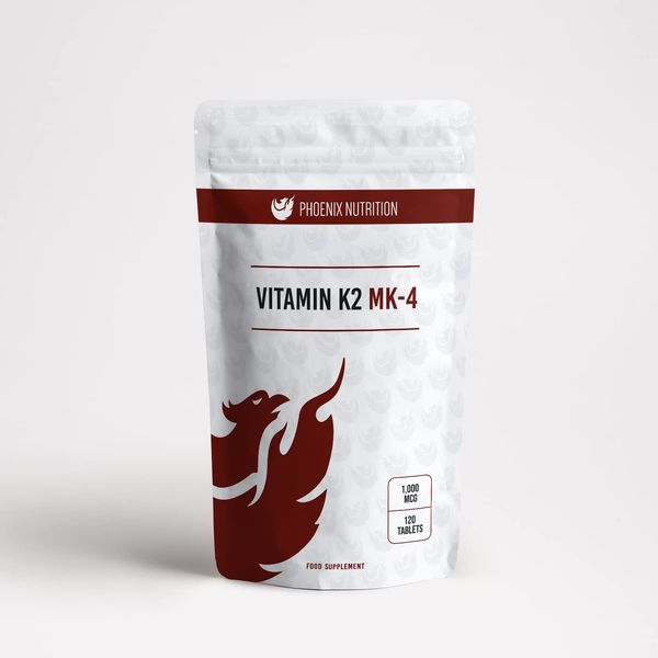Vitamin K2 (MK-4) 1000mcg x 360 Tablets - Phoenix Nutrition