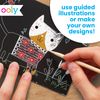 Ooly Mini Scratch & Scribble Art Kit: Cutie Cats