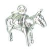 Donkey Mule pack on back sterling silver charm .925 x 1 Donkeys Mules