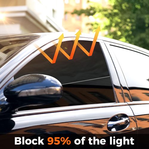 KanSmart 5 Pcs Car Curtains 95% Light Blocking Car Privacy Curtains for UV Protection, Auto Camping Privacy Side Sunshades Accessories for Sedan SUV Sleeping Travel Camping