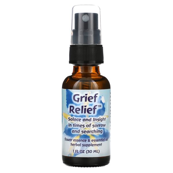 Flower Essence Services Flourishing Formulas Grief Herbal Supplement Spray, 1 Ounce