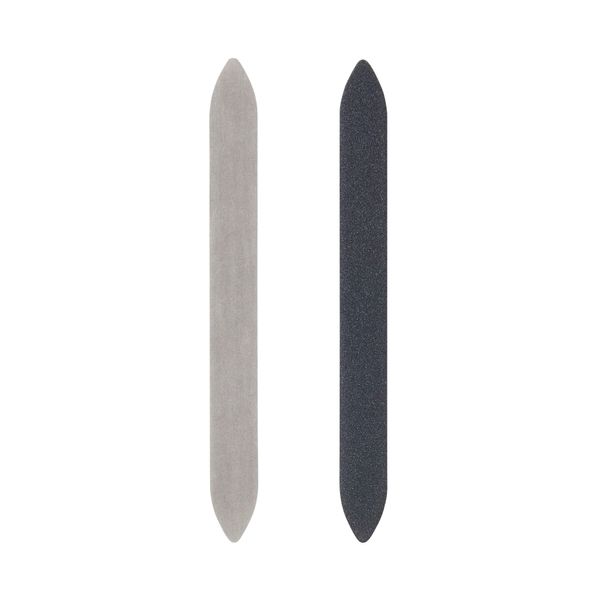 MUJI 12050254 Nail File Hard, 2 Pieces