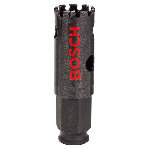 Bosch Professional 1x Diamond Hole Saw for Hard Ceramics (for Stone, Tiles, Ø 22 mm, Accessories for Impact Drills)