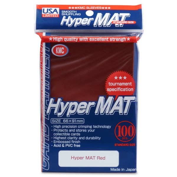 KMC Card Supply Hyper Matte Red (100)