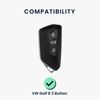 kwmobile Key Cover Compatible with VW Golf 8 - Carbon