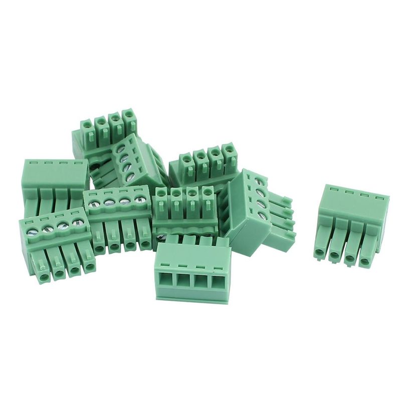 30 X 2 Pin 5mm Pitch PCB Mount Screw Terminal Block New AC 250V 8A