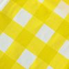 6 pcs 54 x 108" Checkered Disposable Plastic Rectangular Table Cover Tablecloths
