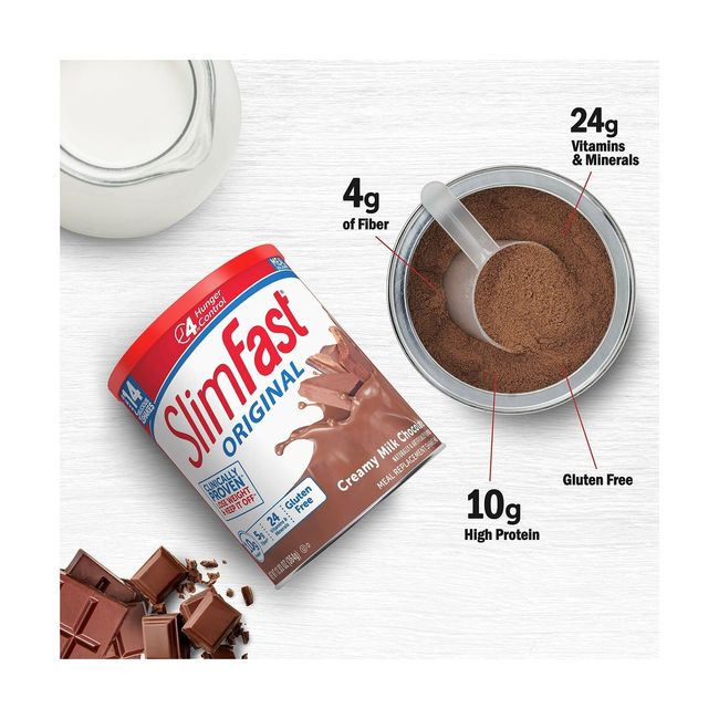 SlimFast Protein Shake Mix Creamy Milk Chocolate